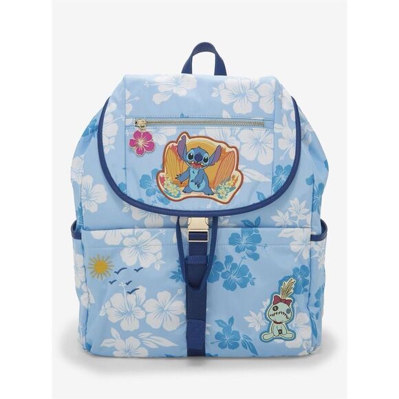 Disney Lilo & Stitch Hibiscus Blue Backpack main image 5